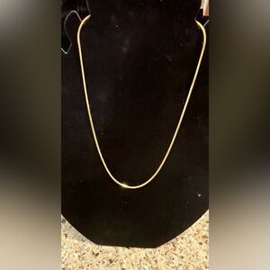 Elegant Gold Snake Chain Necklace (Size 17.72 inches) NWOT